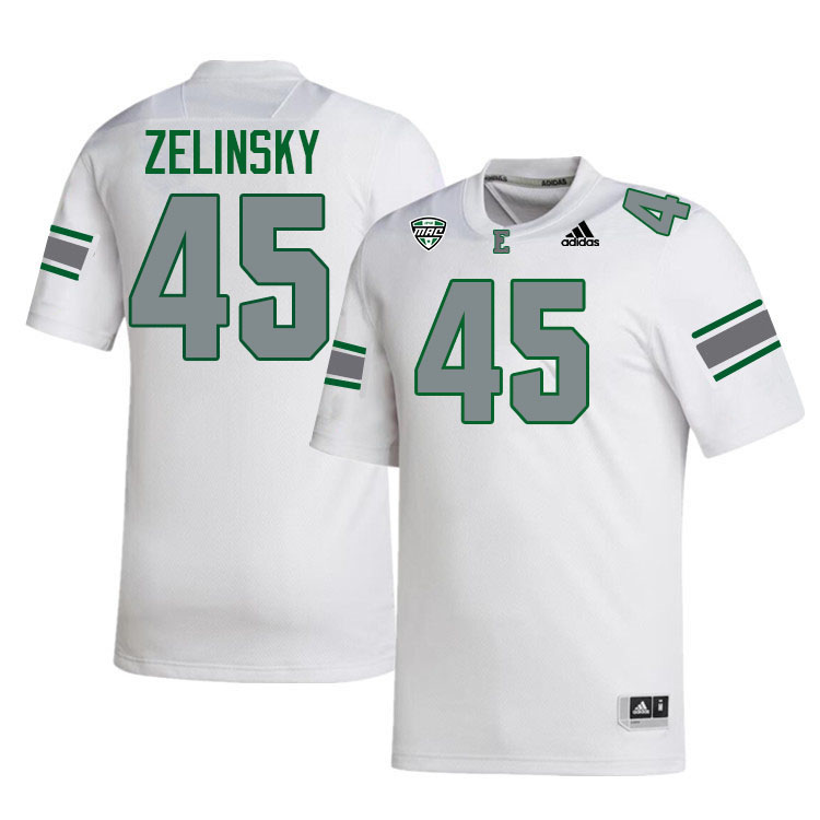 Joey Zelinsky Eastern Michigan Jersey,Eastern Michigan University Eagles Football Jersey-White